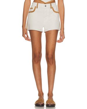 Miu Miu Denim Short - White