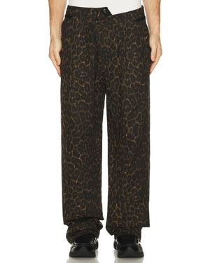 ANDERSSON BELL Crossover Carpenter Wide Leg Jeans - Black