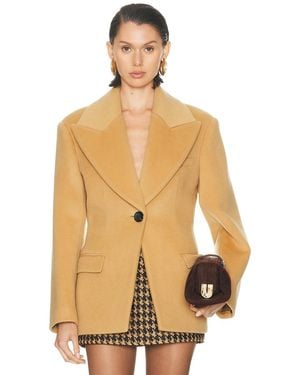 Ronny Kobo Calla Short Coat - Natural