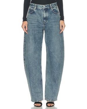 Alaïa Round High Waisted Wide Leg - Blue