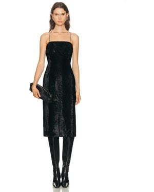 Helmut Lang Pony Midi Dress - Black