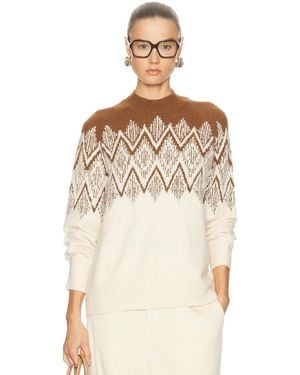 Varley Siren Jacquard Sweater 2.0 - Natural