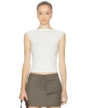 St. Agni Organic Cotton Ballerina Top - White