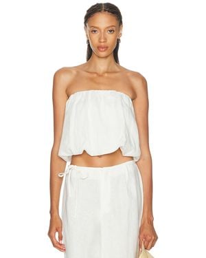ELCE Gaia Strapless Top - White