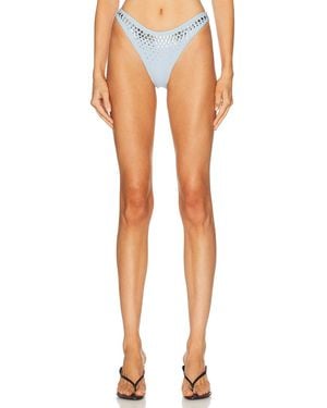 HAELO Studded Bikini Bottom - Blue