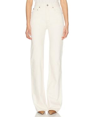 Saint Laurent Bootcut Leg Jeans - White