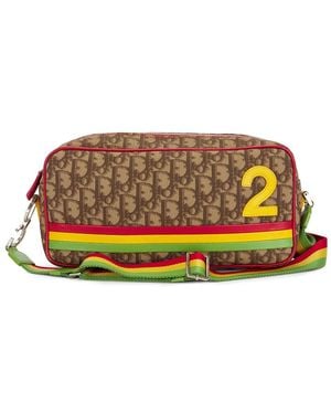 Dior Vintage Trotter Rasta Messenger Bag - Brown