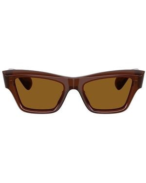 Oliver Peoples X Jil Sander Cat Eye Sunglasses - Brown