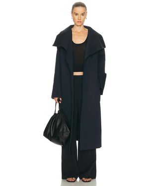 AYA MUSE Undone Edge Trench Coat - Black