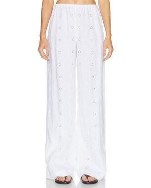 LoveShackFancy Cinna Pant - White
