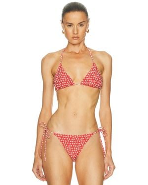 Solid & Striped The Ines Bikini Top - Red