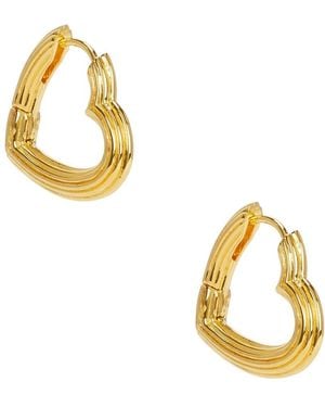 DEVE Grand Coeur Earrings - Metallic