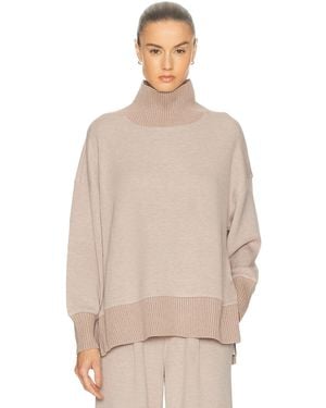 Varley Barker High Neck Sweater - Natural