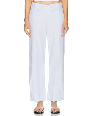 Deiji Studios Collar Point Pant - White