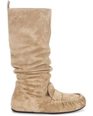 Acne Studios Bojan Slouch Boot - Natural