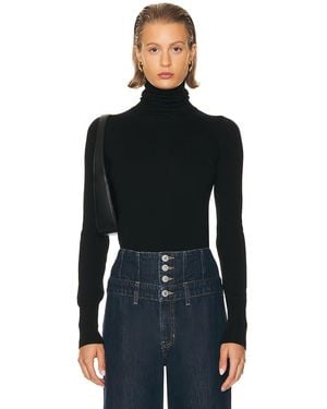 GRLFRND Merino Wool Turtleneck Sweater - Black