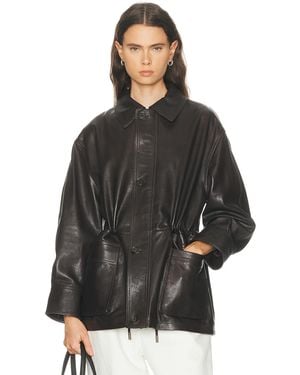 Arma Maeve Leather Jacket - Black
