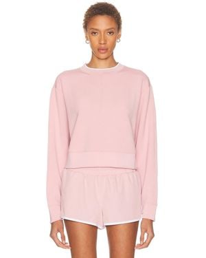 Varley Tasmin Cropped Sweatshirt - Pink