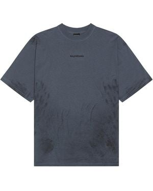 Balenciaga Medium Fit Tee - Blue