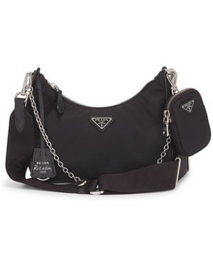 Prada Re-Edition 2005 Re-Nylon Shoulder Bag - Black