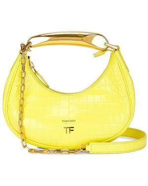 Tom Ford Bianca Mini Hobo Bag - Yellow