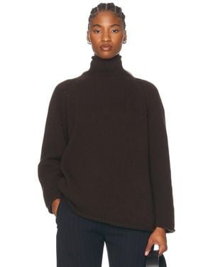 Bode Rollneck Cashmere Sweater - Black