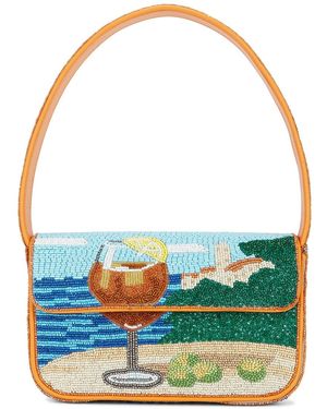 STAUD Tommy Beaded Bag - Green