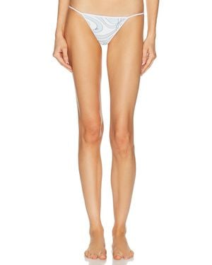 PUCCI Lycra Bikini Bottom - Blue