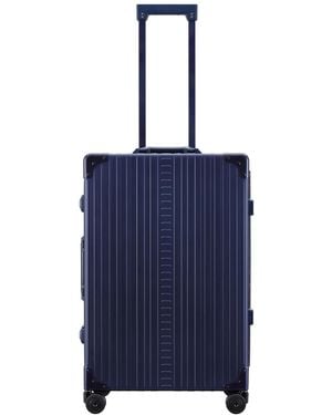 ALEON Traveler Checked 26 Suitcase - Blue