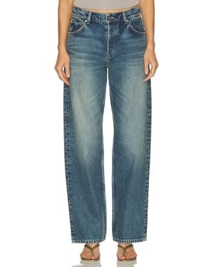 EB DENIM Mid Rise Baggy Jean - Blue