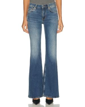 RE/DONE The Strutter Wide Leg & Flare Jean - Blue