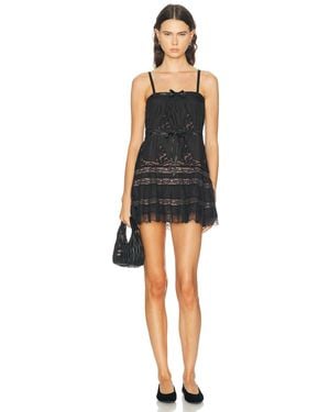 LoveShackFancy Saphirae Dress - Black