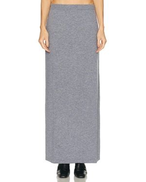 SRG Mattie Knit Maxi Skirt - Gray