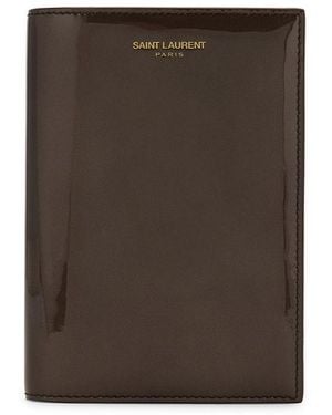 Saint Laurent Passport Case - Brown
