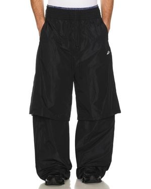 we11done Triple Layered Track Pants - Black