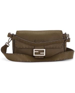 Fendi Cuoio Roma Sellerissima Nappa Re-Edition Baguette Shoulder Bag - Brown