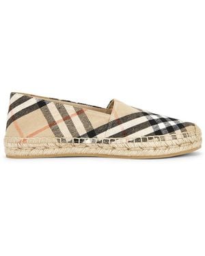 Burberry Mews Espadrille Flat - Multicolor