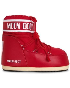 Moon Boot Mb Icon Low Nylon - Red