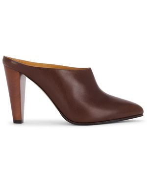 Ralph Lauren Ashtyn 95 Mule Pump - Brown