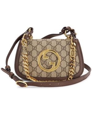 Gucci Blondie Nm Shoulder Bag - Natural