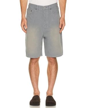 FRAME Canvas Baggy Shorts - Gray