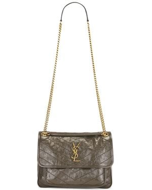 Saint Laurent Medium Niki Chain Bag - White