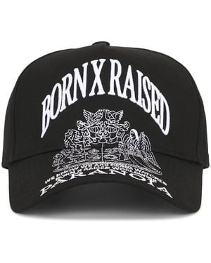 Born X Raised Paranoia Crest Snapback - Black