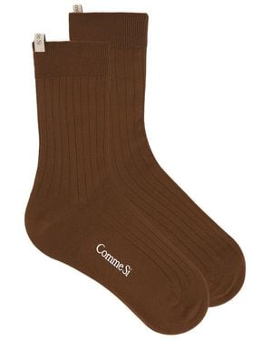 Comme Si The Yves Sock - Brown