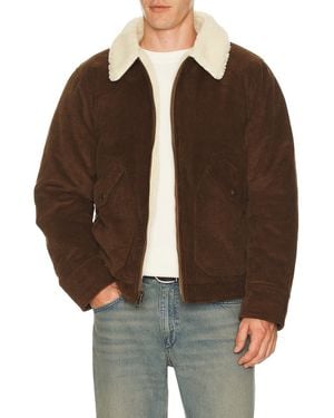 Schott Nyc Corduroy Delivery Jacket - Brown