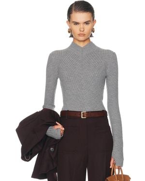 Victoria Beckham Georgia Sweater - Gray