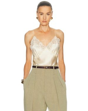 Stella McCartney Lace Slip Cami Top - Green