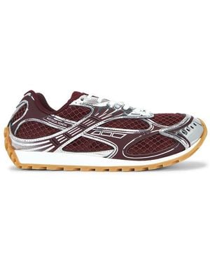 Bottega Veneta Technical Fishnet Orbit Sneaker - Multicolor