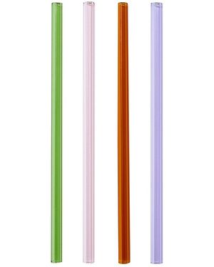 Fazeek Straws Set Of 4 - White