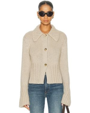 KHAITE Takeo Cardigan - Natural